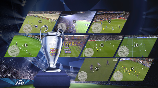 Design foto dari piala Champions
