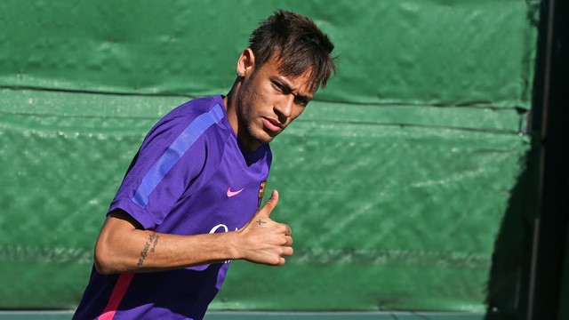 Neymar returned to club training on Tuesday / MIGUEL RUIZ-FCB