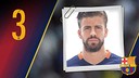 Retrato Gerard Piqué Bernabeu. Dorsal 3