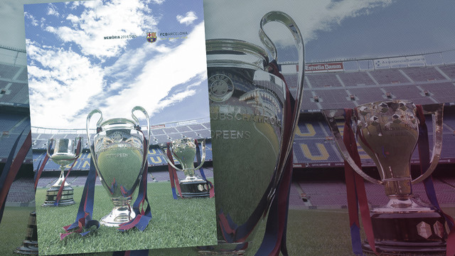The cover of FC Barcelona's 2014/15 Annual Report. / FCB The cover of FC Barcelona's 2014/15 Annual Report. / FCB
