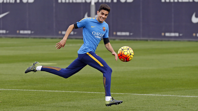 Marc Bartra  was among the players that trained this morning/ MIGUEL RUIZ- FCB