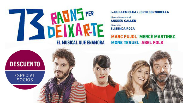 ‘73 raons per deixar-te’ en el Teatro Goya ‘73 raons per deixar-te’ en el Teatro Goya