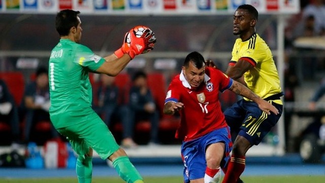 Chile captain Claudio Bravo made some fine saves in the second half / ANFP.CL