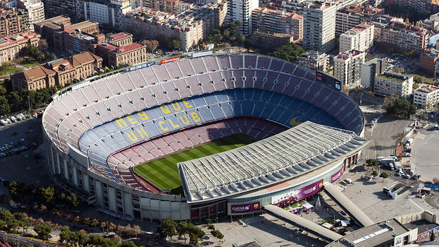Aerial view of Camp Nou / FCB Aerial view of Camp Nou / FCB