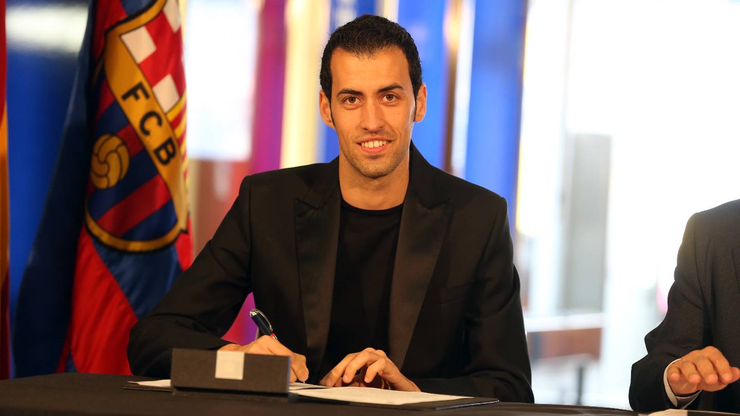 350 games for Sergio Busquets with FC Barcelona FC Barcelona