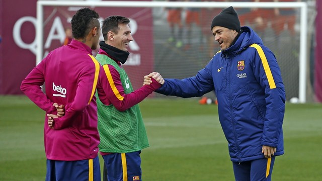 Leo Messi and Luis Enrique are both up for awards at Monday's FIFA Gala. / MIGUEL RUIZ - FCB