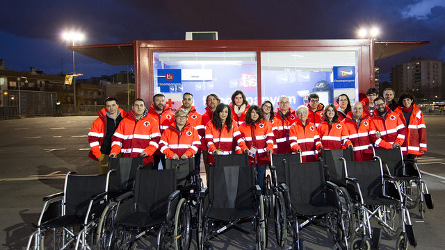 Voluntarios del servicio T'Acompanyem Voluntarios del servicio T'Acompanyem