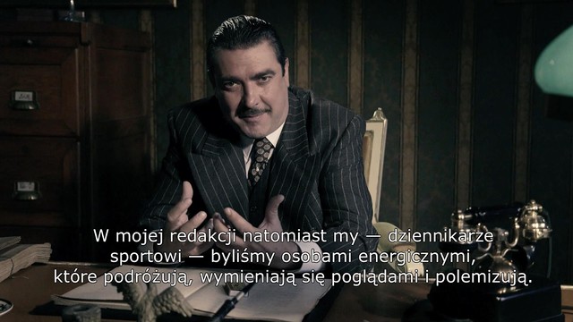 Image from the documentary, 'Josep Suñol: Un crit valent', subtitled in Polish Image from the documentary, 'Josep Suñol: Un crit valent', subtitled in Polish