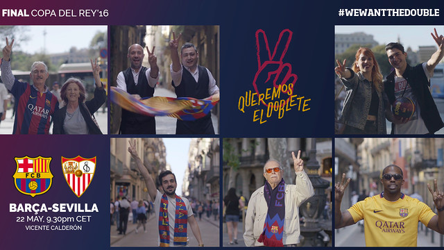 #Wewantthedouble / FCB #Wewantthedouble / FCB