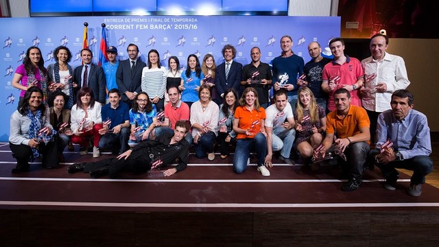 Todos los premiados del Corrent Fem Barça. FOTO: GERMÁN PARGA - FCB Todos los premiados del Corrent Fem Barça. FOTO: GERMÁN PARGA - FCB