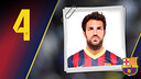  Imatge oficial de Cesc amb la samarreta del FC Barcelona
