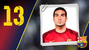 Imatge oficial de Pinto amb la samarreta del FC Barcelona 